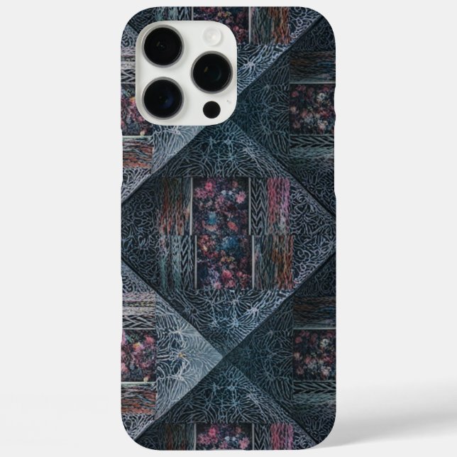 iPhone 16 Pro Max Case – Modern Artistic Design (Back)