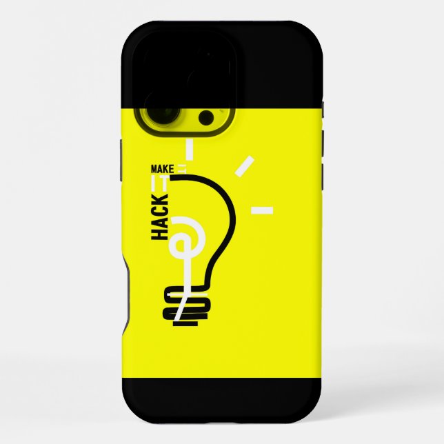 iPhone 16 Pro Max Cases Hack it Make it V1 (Back)