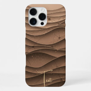iPhone 16 pro Personalised Desert Titanium Design Max Case