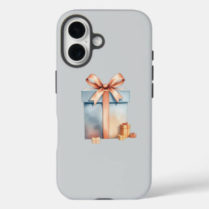 iPhone 16 Tough Case - Elegant Gift Box Design"