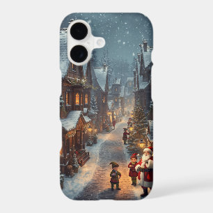 iPhone 17 Case – Christmas Santa and Elves Design