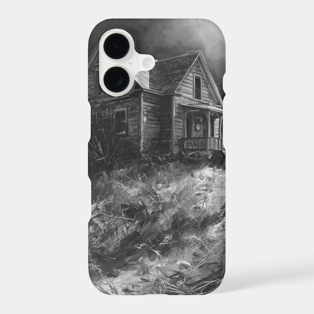 iPhone 17 Case Mate – Black and White Art House De (Back)