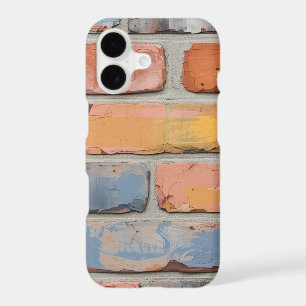 iPhone 17 Case Mate – Purple Artistic Brick Wall