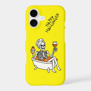 iPhone 17 Case Mate – Yellow  Halloween Skelet