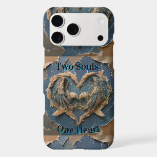 iPhone 17 Pro Max Case Paper Cut Eagle Heart
