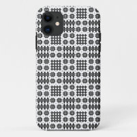 iPhone 5/5s Case: Black on White Welsh Tapestry