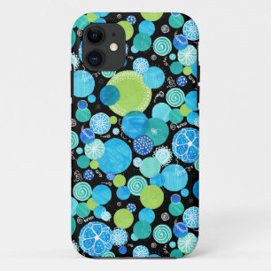 iPhone 5/5s Case: Blue Moons Quirky Pattern 11 Case