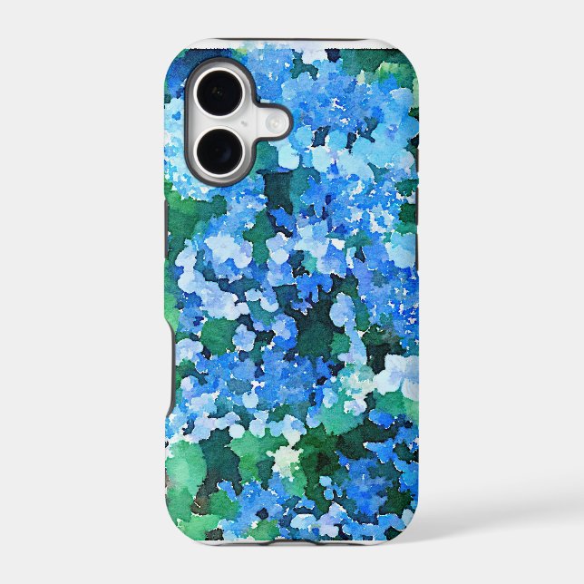 iPhone 5/5s Case Hydrangea watercolor (Back)