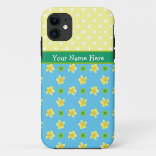 iPhone 5/5s Case-Mate Case: Personalise; Primroses iPhone 11 Case