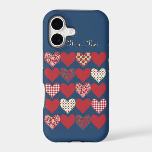 iPhone 5/5s Case to Personalise, Hearts and Roses