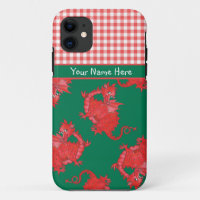 iPhone 5/5s Case to Personalize: Cute Red Dragon