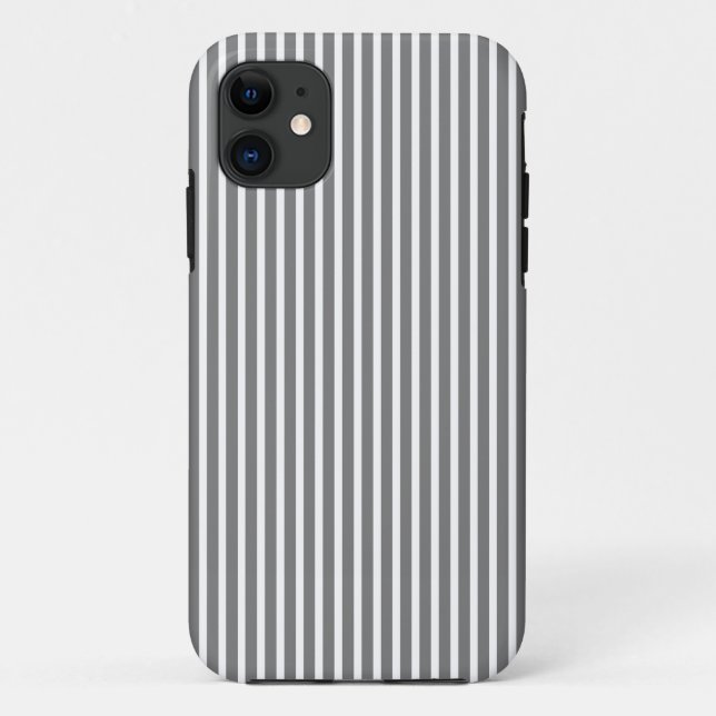 iPhone 5/5S Cases - Stripes Trend in Titanium Grey (Back)