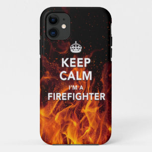 iPhone 5/5S "Keep Calm I'm a Firefighter" Case
