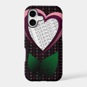 iPhone 5 Barely There Case Heart Flower Template