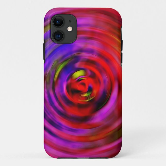 iPhone 5 Barely There Case Hot Pink Spiral (Back)