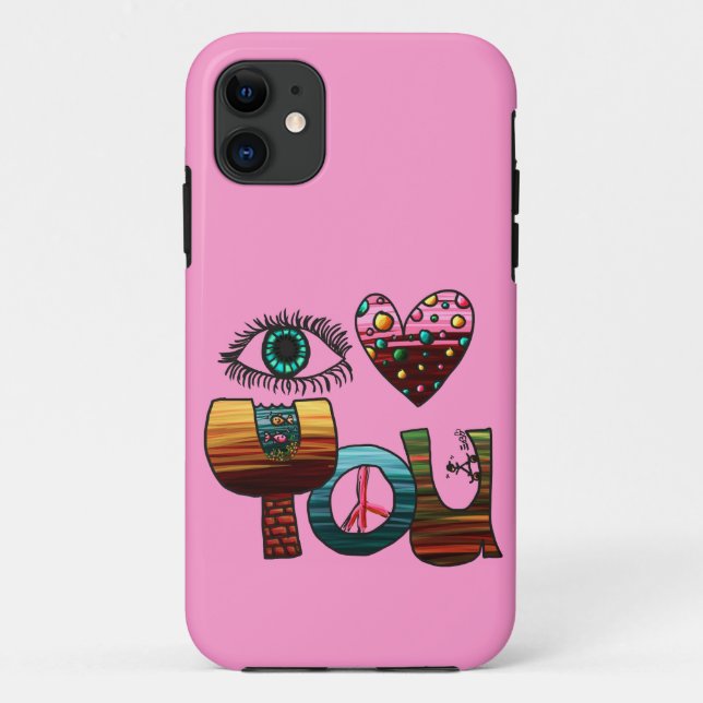 iPhone 5 Barely There ID Case, Eye Heart You Case-Mate iPhone Case (Back)