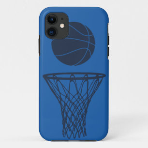 iPhone 5 Basketball Silhouette Maverick Blue Light 11 Case