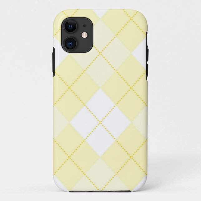 iPhone 5 Case - Argyle Squares - Sunshine (Back)