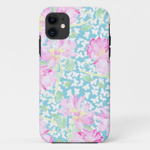iPhone 5 Case-Mate Case Pink Roses and Butterflies
