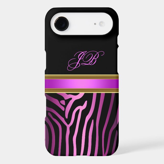 iPhone 5 Case-Mate Case Wild Pink Black (Back)