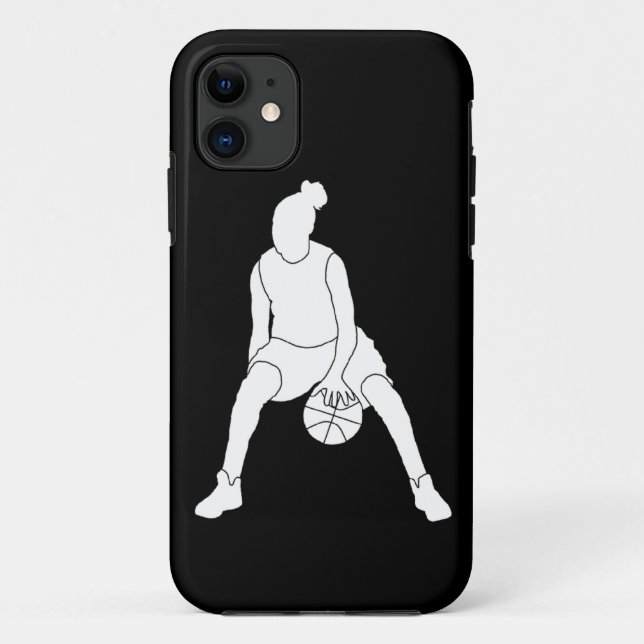 iPhone 5 Case-Mate Dribble Silhouette White/Black Case (Back)