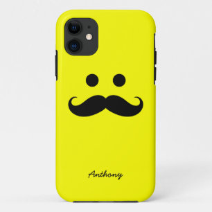 iPhone 5 Case Personalised Moustache Face