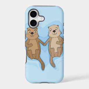 iPhone 5 Case with cute floating otters