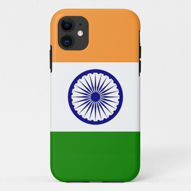 IPhone 5 Case with Flag of India (Back)