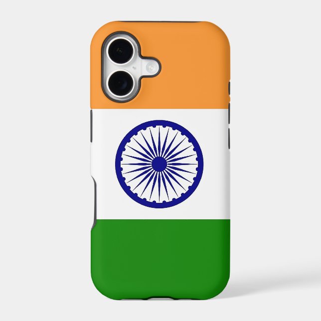 IPhone 5 Case with Flag of India (Back)