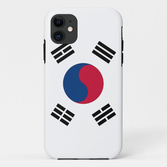 IPhone 5 Case with Flag of South Korea (Back)