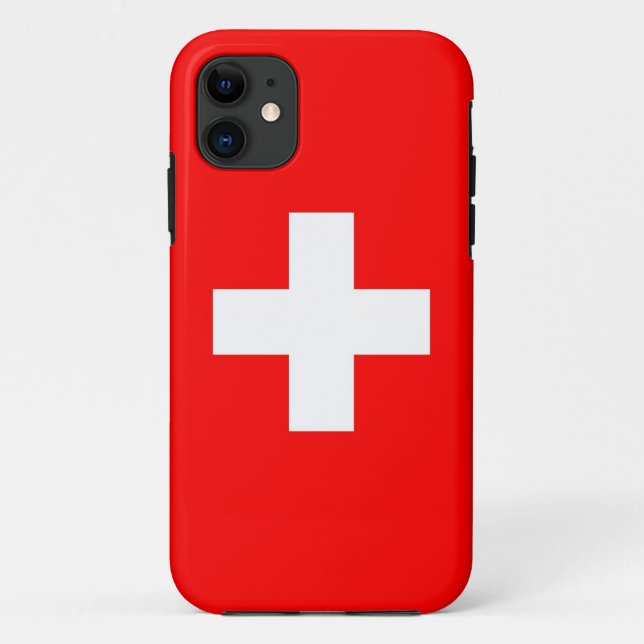 IPhone 5 Case with Flag of Switzerland (Back)