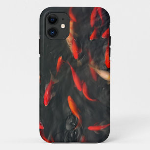 iPhone 5 case with picture of fish pond