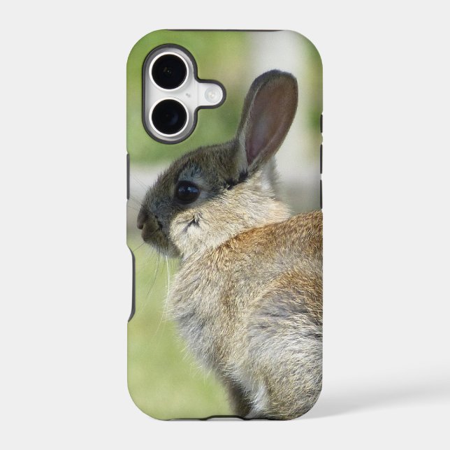 iPhone 5 case with rabbit in profile (Back)