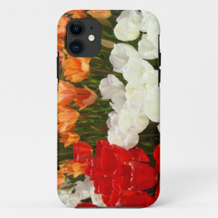 iPhone 5 cases Red White Orange Tulip Flowers