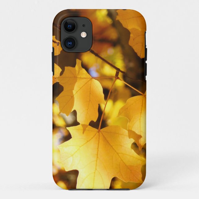 iPhone 5 cases Yellow Fall Tree Leaves Autumn (Back)
