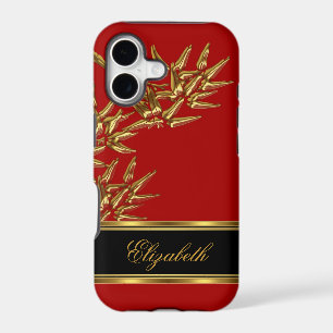 iPhone 5 Elegant Classy Asian Bamboo Red Gold
