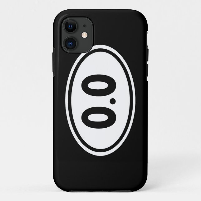 iPhone 5 Funny 0.0 I Don't Run Case Humour (Back)