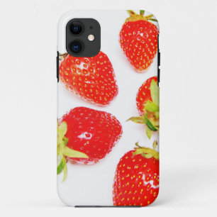 iPhone 5 Hülle Halbkreis aus Erdbeeren 11 Case