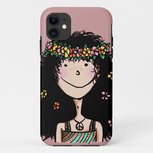 iPhone 5 ID Case, Spring Girl Case-Mate iPhone Case (Back)