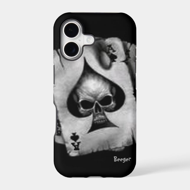 Iphone 5 ID - Skull of Spades (Back)