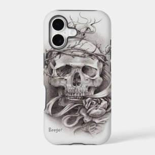 Iphone 5 ID - Skull with Crown of Thorns