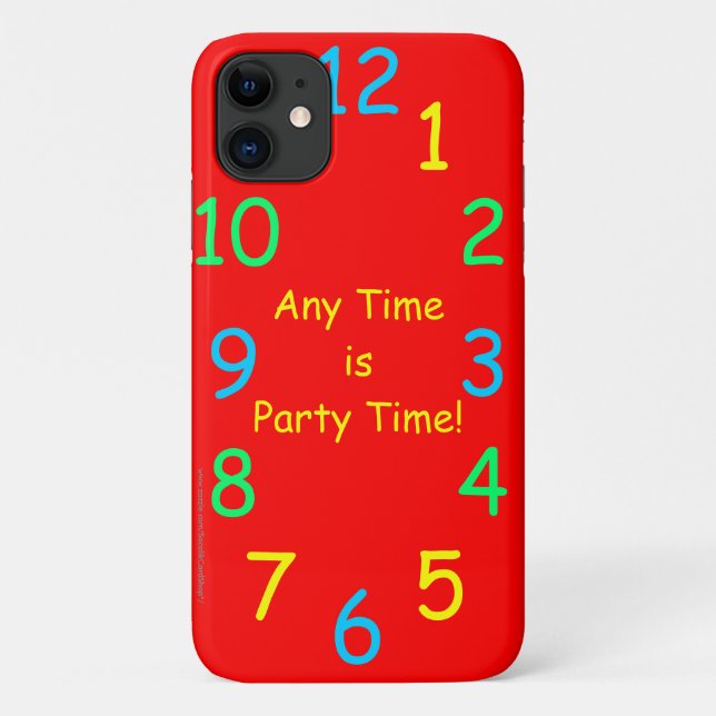 iPhone 5, iPhone 5s Case Any Time is Party Time (Back)