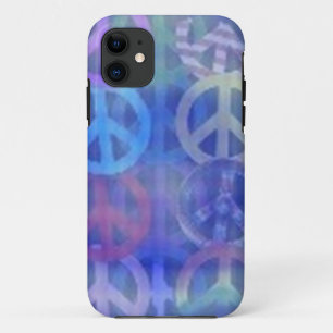 IPHONE 5 PEACE SIGNS DESIGNER CASES - BLUE GIFTS