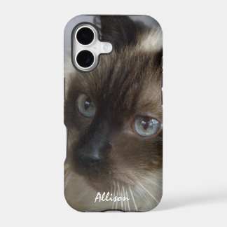 iPhone 5: Personalised Siamese Kitty Case