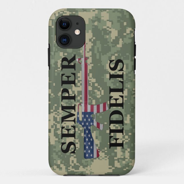 iPhone 5 Semper Fidelis Green Camo Case-Mate iPhone Case (Back)