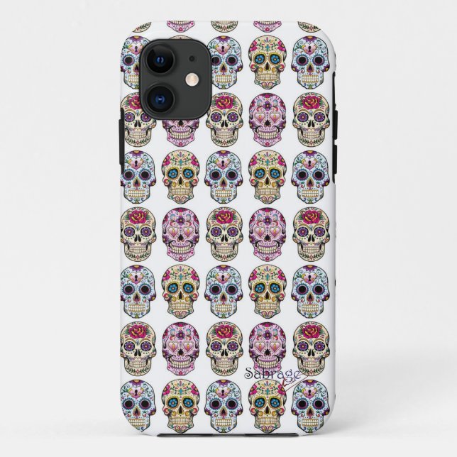 Iphone 5 Skull by Sabrage Cover (Back)