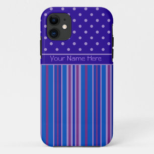 iPhone 5 Xtreme Case: Personalise Stripes, Polkas 11 Case