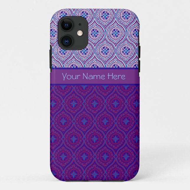 iPhone 5 Xtreme Case Purple Ogees, Personalise (Back)