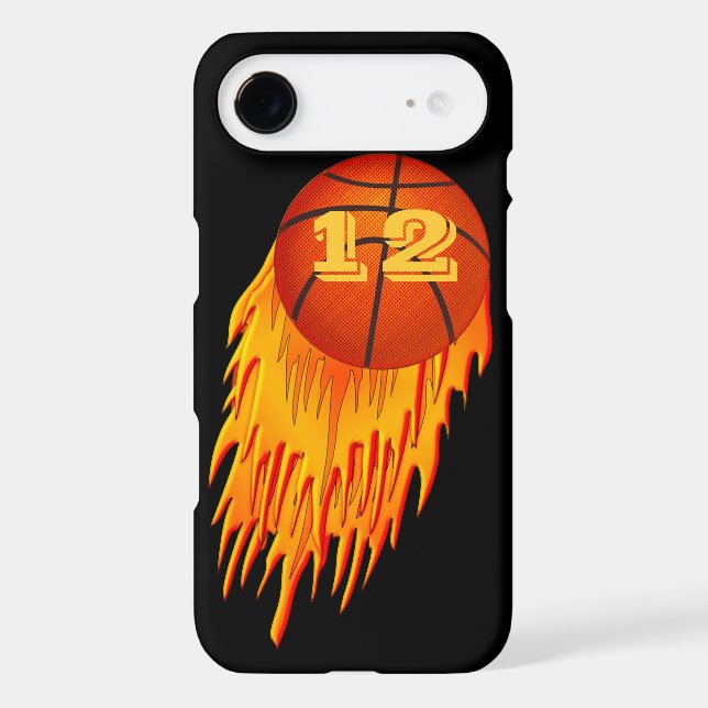 iPhone 5C Basketball Cases with YOUR Jersey Number (Back)