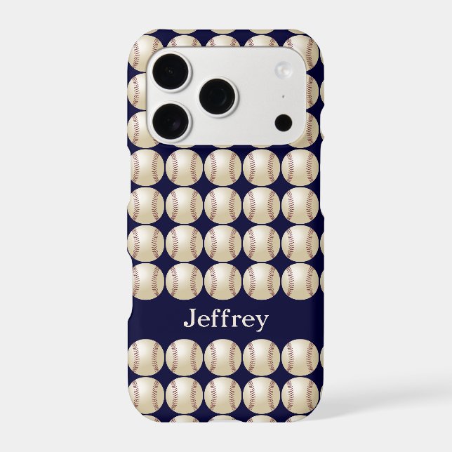 iPhone 6 Case, Baseball, "Tough", Personalised (Back)